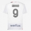 Maglia ufficiale AC Milan Giroud 9 Trasferta 2023-24 per Uomo